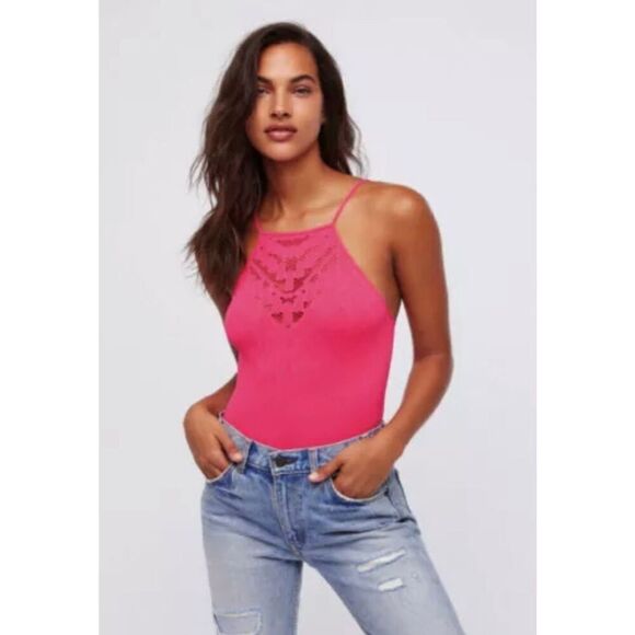 Free People Tops - Free People Intimately Seamless Solstice Bodysuit Size M/L